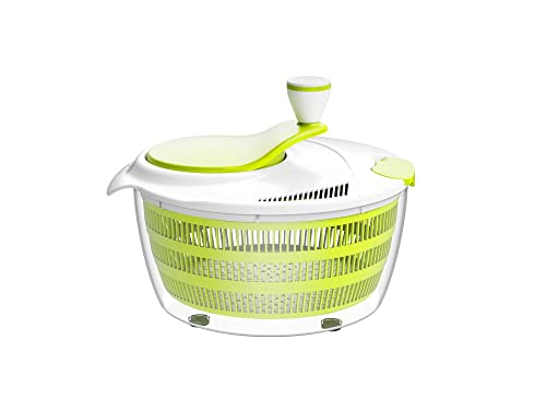 Smile Mom Salad Spinner Large 4 Quarts, ABS,BPA Free Clips